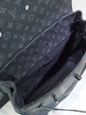 Louis Vuitton Replica Monogram Eclipse Canvas Steamer PM Messenger Bag M44473 2019