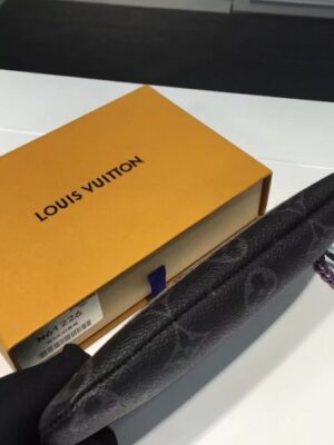 Louis Vuitton Replica Monogram Eclipse Coated Canvas Ipad Pouch M64449 2017