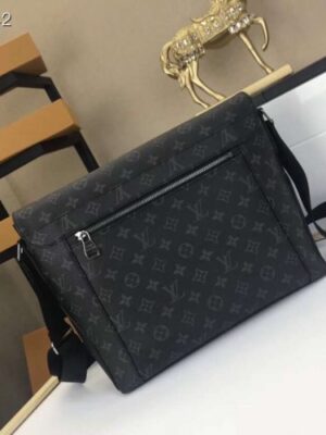 Louis Vuitton Replica Monogram Eclipse Messenger Explorer MM Bag M40539