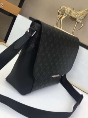 Louis Vuitton Replica Monogram Eclipse Messenger Explorer MM Bag M40539