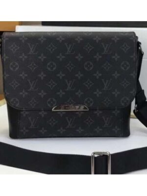 Louis Vuitton Replica Monogram Eclipse Messenger Explorer PM Bag M40565