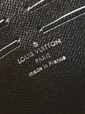 Louis Vuitton Replica Monogram Eclipse Split Pochette Voyage MM Bag M63039 SiLV Replicaer 2018