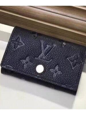 Louis Vuitton Replica Monogram Empreinte 6 Key Holder M64421 Black