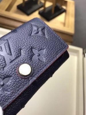 Louis Vuitton Replica Monogram Empreinte 6 Key Holder M64421 Dark Blue