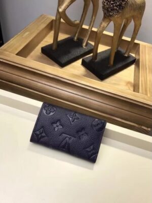 Louis Vuitton Replica Monogram Empreinte 6 Key Holder M64421 Dark Blue