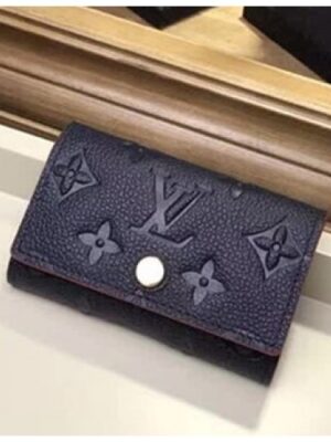 Louis Vuitton Replica Monogram Empreinte 6 Key Holder M64421 Dark Blue