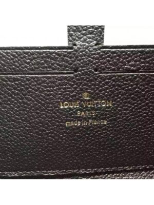 Louis Vuitton Replica Monogram Empreinte Clemence Wallet Black