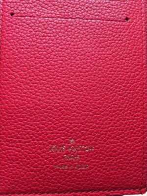 Louis Vuitton Replica Monogram Empreinte Compact Curieuse Wallet Red