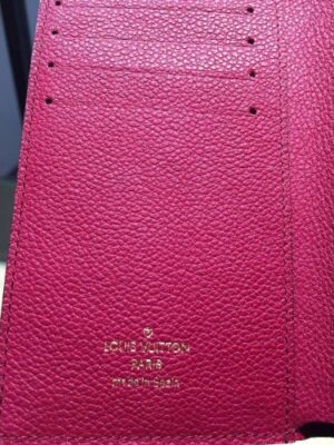 Louis Vuitton Replica Monogram Empreinte Compact Curieuse Wallet Rosy