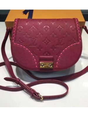 Louis Vuitton Replica Monogram Empreinte Junot Bag Hot Pink 2017