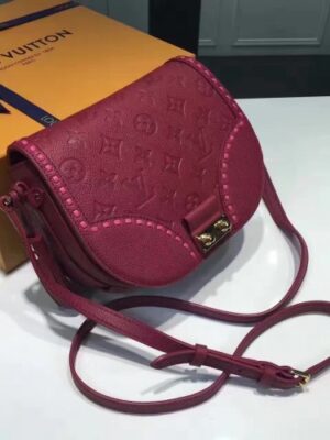 Louis Vuitton Replica Monogram Empreinte Junot Bag Hot Pink 2017