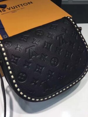 Louis Vuitton Replica Monogram Empreinte Junot Bag M43143 Noir Beige 2017