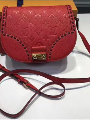 Louis Vuitton Replica Monogram Empreinte Junot Bag M43144 Cerise 2017