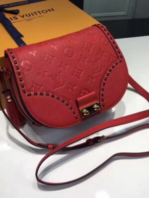 Louis Vuitton Replica Monogram Empreinte Junot Bag M43144 Cerise 2017