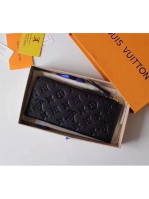 Louis Vuitton Replica Monogram Empreinte Leather Adèle Wallet M62528 Black