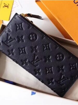 Louis Vuitton Replica Monogram Empreinte Leather Adèle Wallet M62528 Black