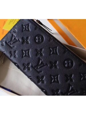 Louis Vuitton Replica Monogram Empreinte Leather Adèle Wallet M62528 Black