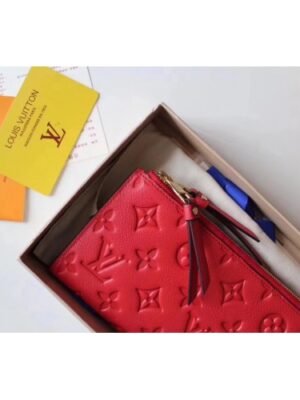 Louis Vuitton Replica Monogram Empreinte Leather Adèle Wallet M62529 Red