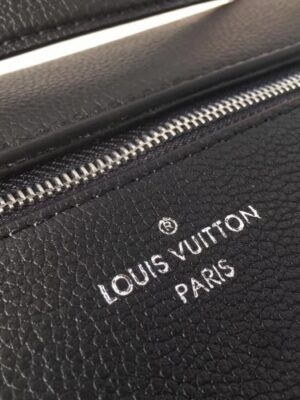 Louis Vuitton Replica Monogram Empreinte My Lockme Shoulder Bag M54878 Vanille Noir 2017