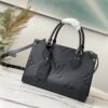 Louis Vuitton Replica Monogram Empreinte Onthego Black PM M45661