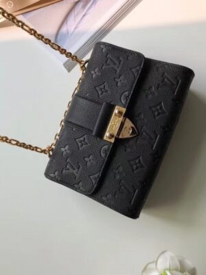 Louis Vuitton Replica Monogram Empreinte Saint Sulpice BB Bag M44242 Noir 2018