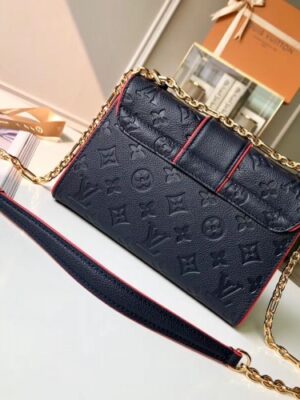 Louis Vuitton Replica Monogram Empreinte Saint Sulpice BB Bag Marine Rouge 2018