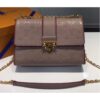 Louis Vuitton Replica Monogram Empreinte Saint Sulpice PM Bag M43395 Taupe Glace 2018