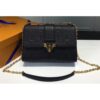 Louis Vuitton Replica Monogram Empreinte Saint Sulpice PM Shoulder Bag M43392 Black 2017