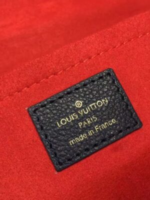 Louis Vuitton Replica Monogram Empreinte Saint Sulpice PM Shoulder Bag M43392 Marine Rouge 2017