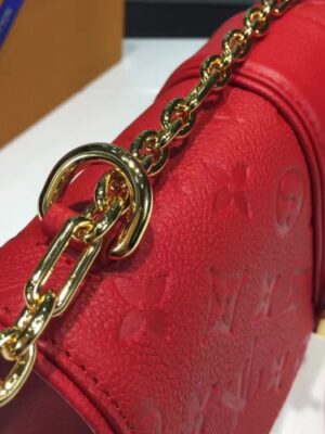 Louis Vuitton Replica Monogram Empreinte Saint Sulpice PM Shoulder Bag M43392 Red 2017