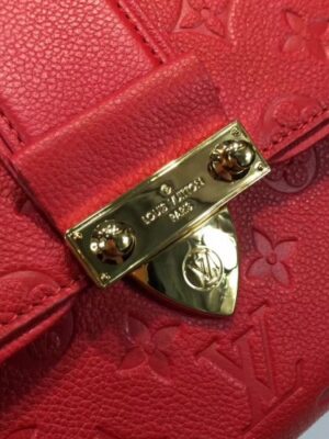 Louis Vuitton Replica Monogram Empreinte Saint Sulpice PM Shoulder Bag M43392 Red 2017