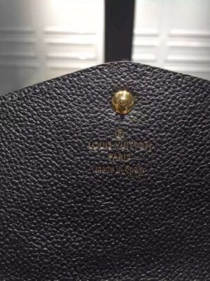 Louis Vuitton Replica Monogram Empreinte Sarah Wallet Black