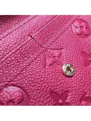 Louis Vuitton Replica Monogram Empreinte Sarah Wallet Rosy