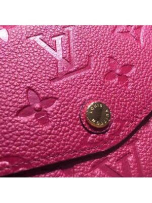 Louis Vuitton Replica Monogram Empreinte Sarah Wallet Rosy