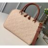 Louis Vuitton Replica Monogram Empreinte Speedy Bandouliere 30 Bag Creme Caramel 2019