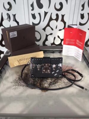 Louis Vuitton Replica Monogram Epi Leather Petite Mealle Bag M50015 Black (GS-7021505)