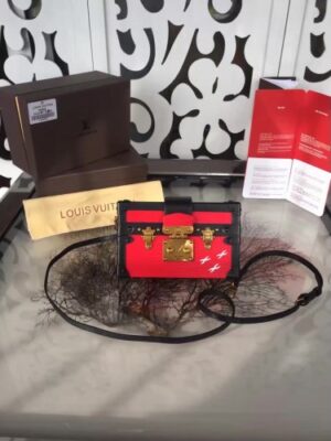 Louis Vuitton Replica Monogram Epi Leather Petite Mealle Bag M50015 Red/Black (GS-7021507)