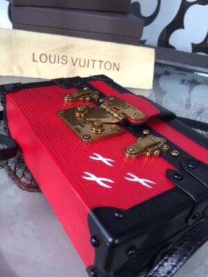 Louis Vuitton Replica Monogram Epi Leather Petite Mealle Bag M50015 Red/Black (GS-7021507)