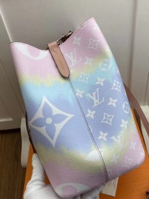 Louis Vuitton Replica Monogram Giant Canvas LV Replica Escale NéoNoé Bucket Bag M45124 Pastel Pink