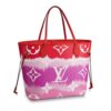 Louis Vuitton Replica Monogram Giant Canvas LV Replica Escale Neverfull MM Tote Bag M45127 Rouge Red