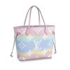 Louis Vuitton Replica Monogram Giant Canvas LV Replica Escale Neverfull MM Tote Bag M45270 Pastel Pink