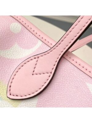 Louis Vuitton Replica Monogram Giant Canvas LV Replica Escale Neverfull MM Tote Bag M45270 Pastel Pink