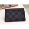 Louis Vuitton Replica Monogram Graphite Canvas Card Holder M60703