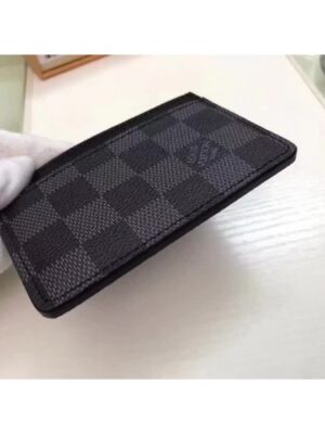 Louis Vuitton Replica Monogram Graphite Canvas Card Holder M60703