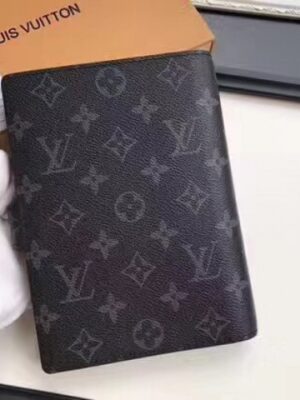 Louis Vuitton Replica Monogram Graphite Canvas Medium Ring Agenda Cover R20240