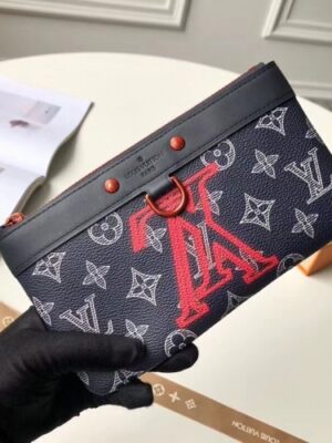 Louis Vuitton Replica Monogram Ink Canvas Pochette Apollo PM Bag M62898 2018