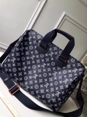 Louis Vuitton Replica Monogram Ink Canvas Speedy Bandouliere 40 Bag M43697 2018