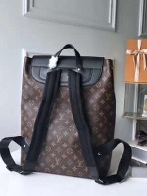 Louis Vuitton Replica Monogram Macassar Canvas Palk Backpack M40637 2016