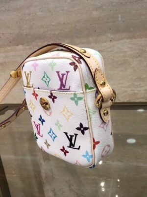 Louis Vuitton Replica Monogram Multicolor Lift Shoulder Pochette Bag M40055 White