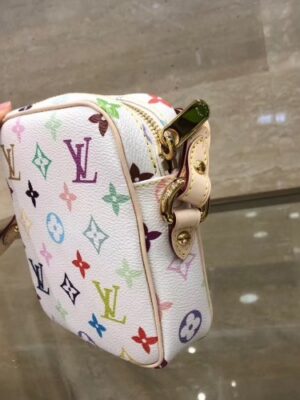 Louis Vuitton Replica Monogram Multicolor Lift Shoulder Pochette Bag M40055 White